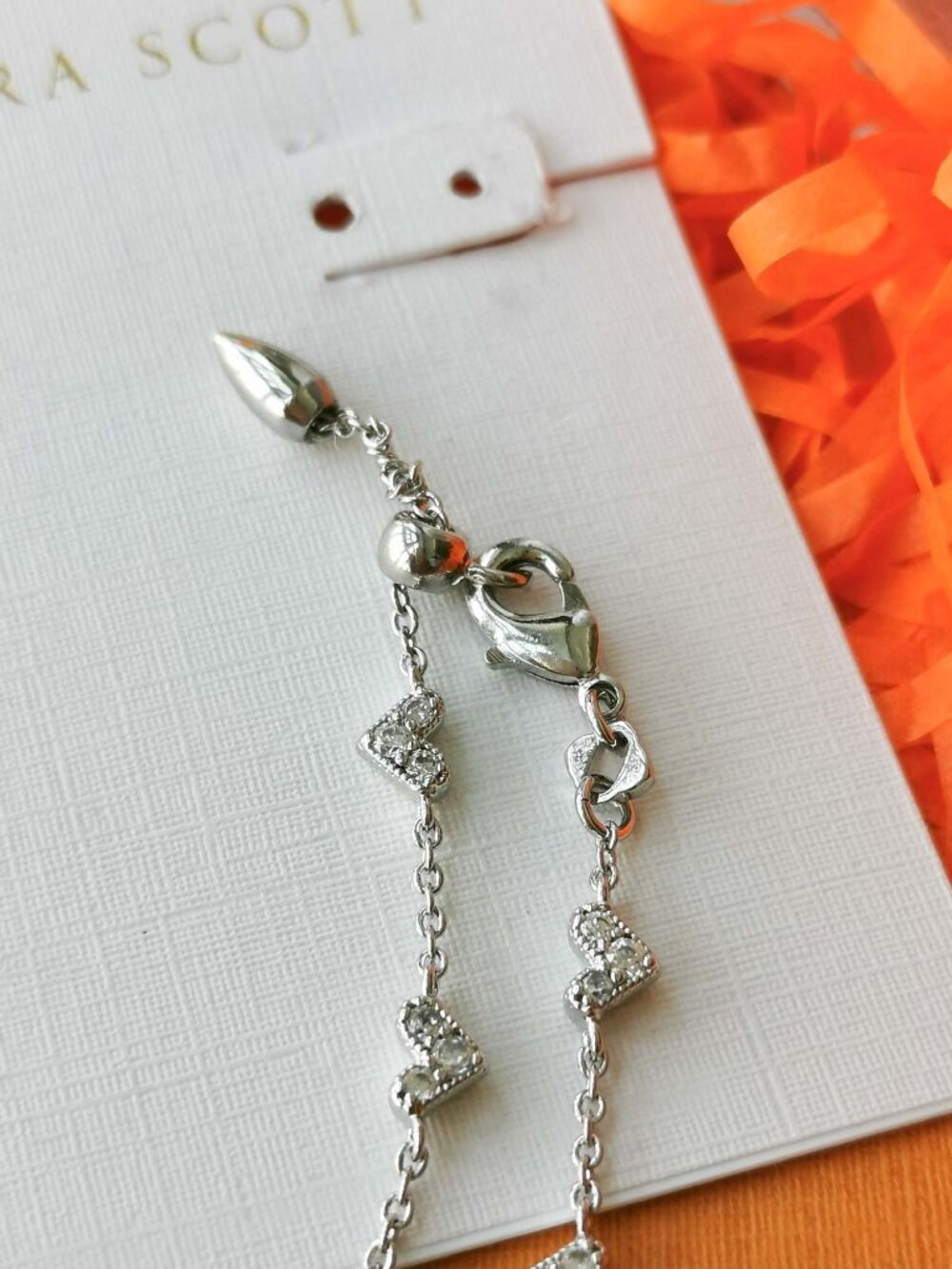 Authentic Kendra Scott Haven Heart Chain Bracelet - Picture 2 of 3